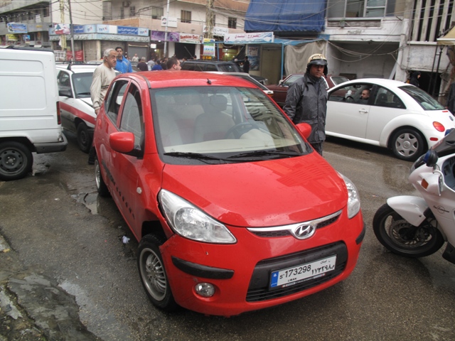 حادث سير مروع بجانب دوار القدس صيدا نت 