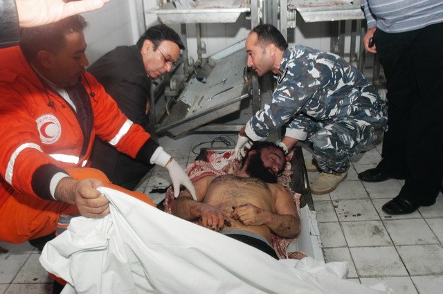 الصور الاولى لحادثة مقتل ابو رامز السحمراني نقل من موقع saidadays.com / تصوير محمد دهشة