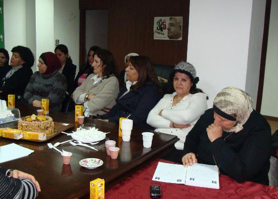 سعد جاء خلال لقائه عضوات الهيئة النسائية الشعبية بحضور رئيسة الهيئة النسائية الشعبية السيدة إيمان سعد