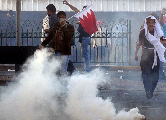 صور من مظاهرات البحرين 
