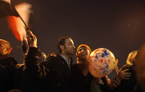 صور احتفالات مصر بعد سقوط حسني مبارك 