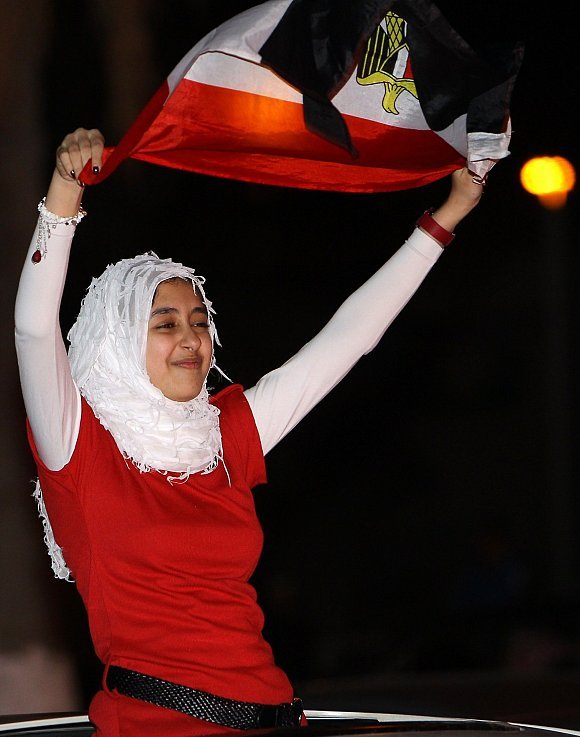 صور احتفالات مصر بعد سقوط حسني مبارك 