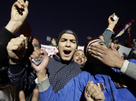 صور احتفالات مصر بعد سقوط حسني مبارك 